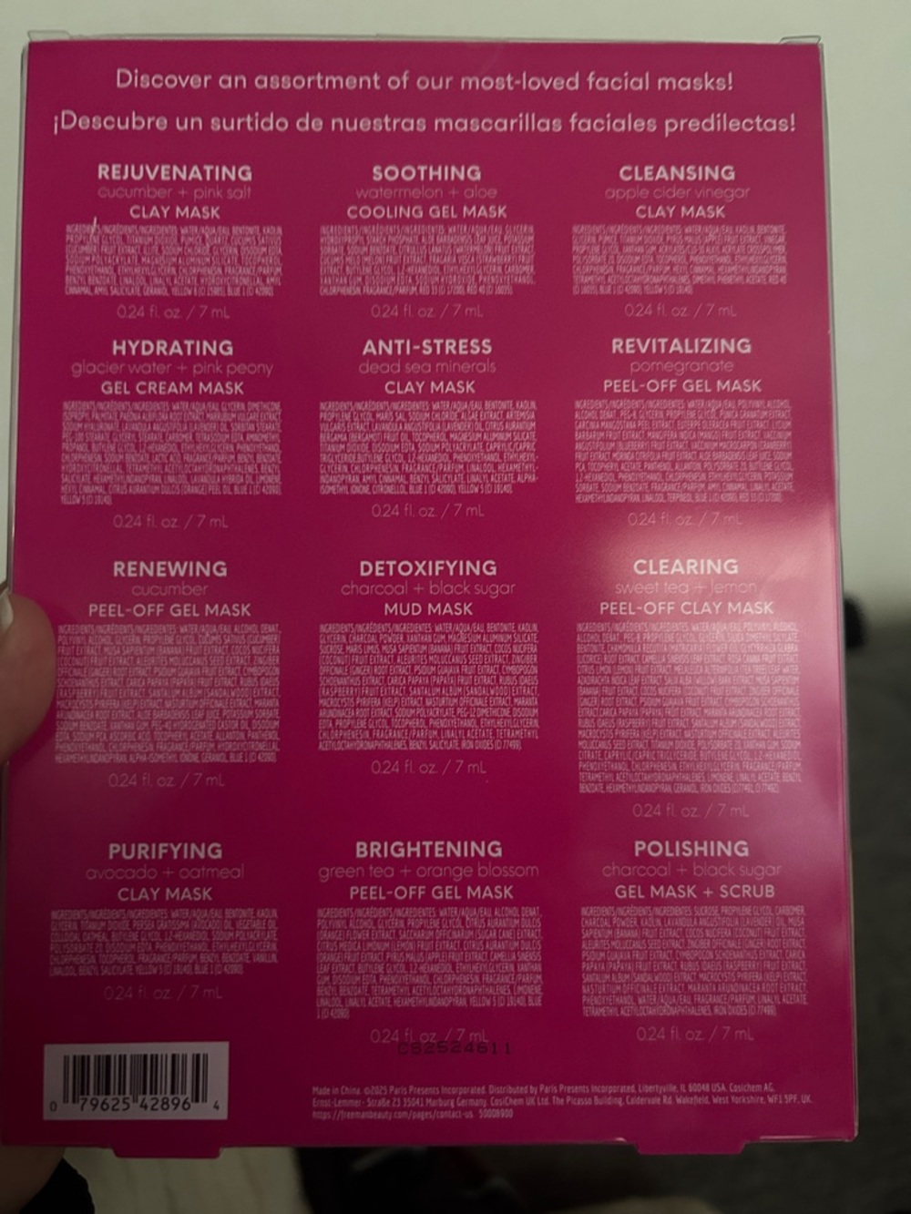 FREEMAN Love to Mask Skincare Set - Pink Rejuvenating Face Mask - Picture 5 of 5
